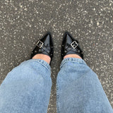 Seline Slingbacks - Svart