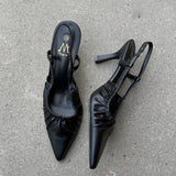 Celia Slingback Pumps - Svart
