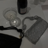 Glitterväska - Silver