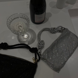 Glitterväska - Svart