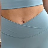 Active Wrap Tights - Mörkbrun