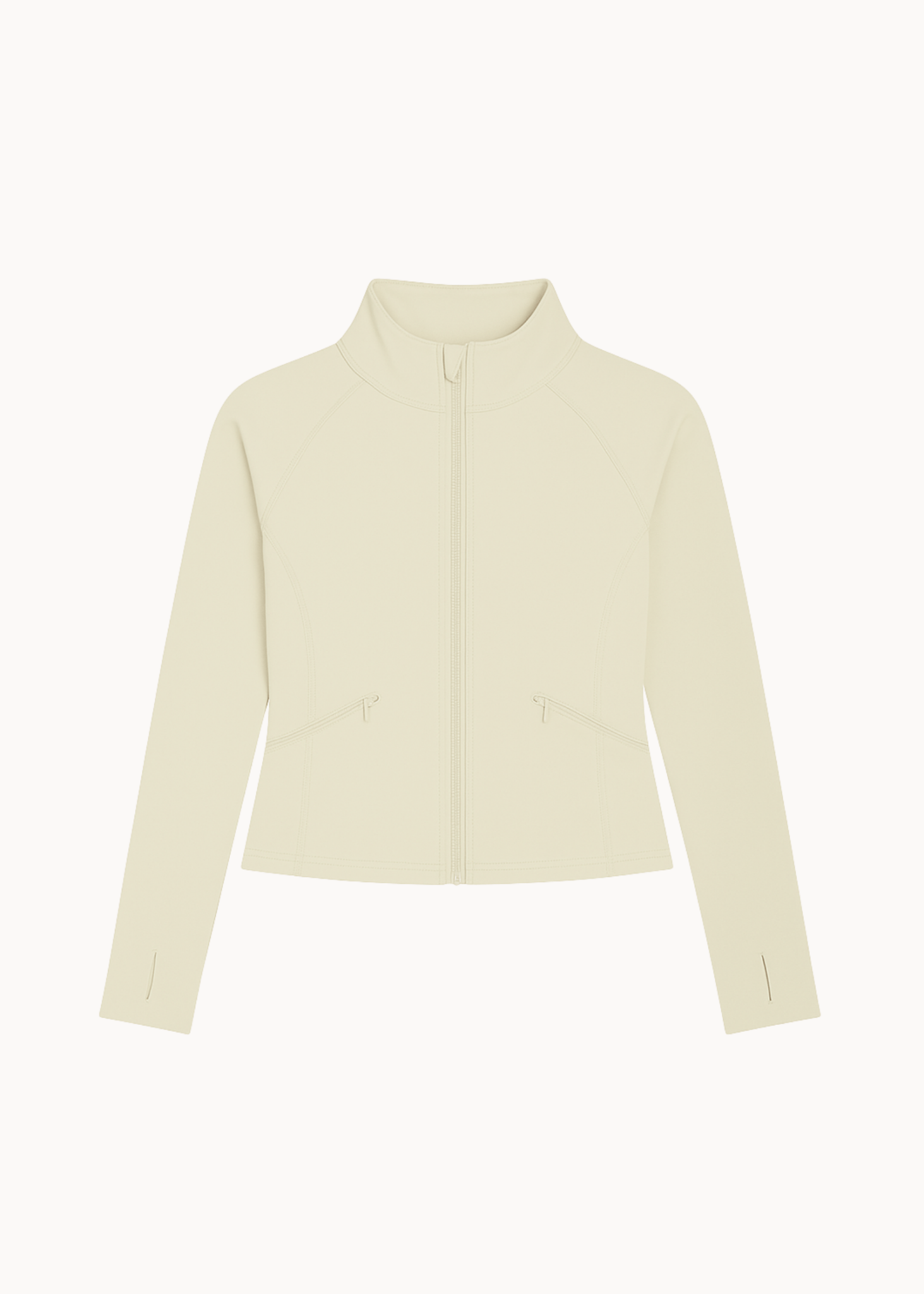 Active Zip Jakke - Smørgul - ByStenholt.dk