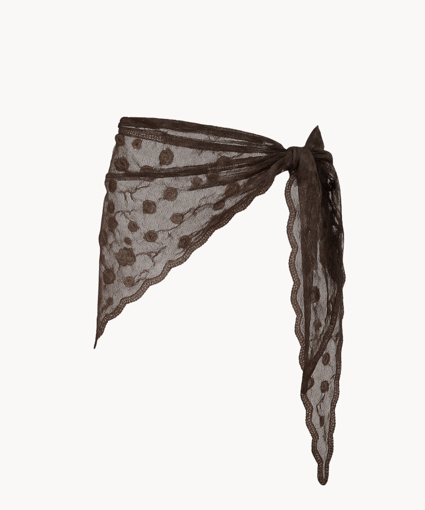 Blonde Tørklæde - Mørkebrun - ByStenholt.dk