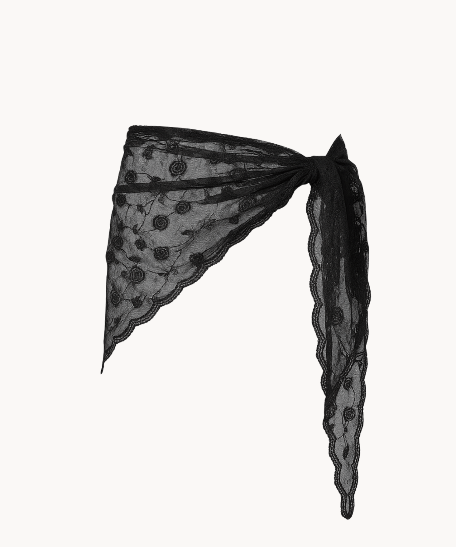 Blonde Tørklæde - Sort - ByStenholt.dk