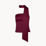 Cleo Bandeau-topp - Bordeaux