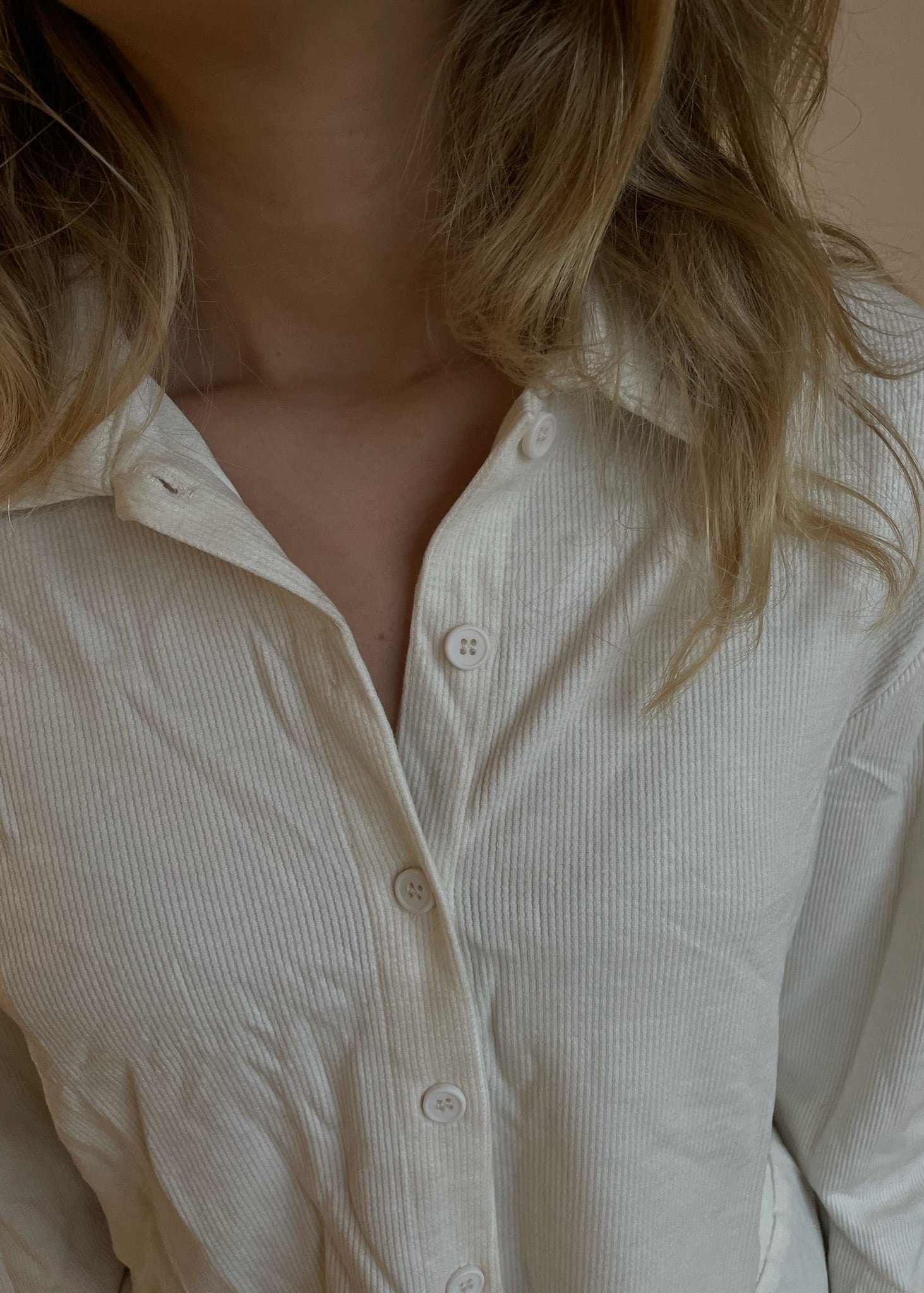 Cozy Bluse - Creme - ByStenholt.dk
