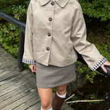 Elora Short Trench - Beige - ByStenholt.dk