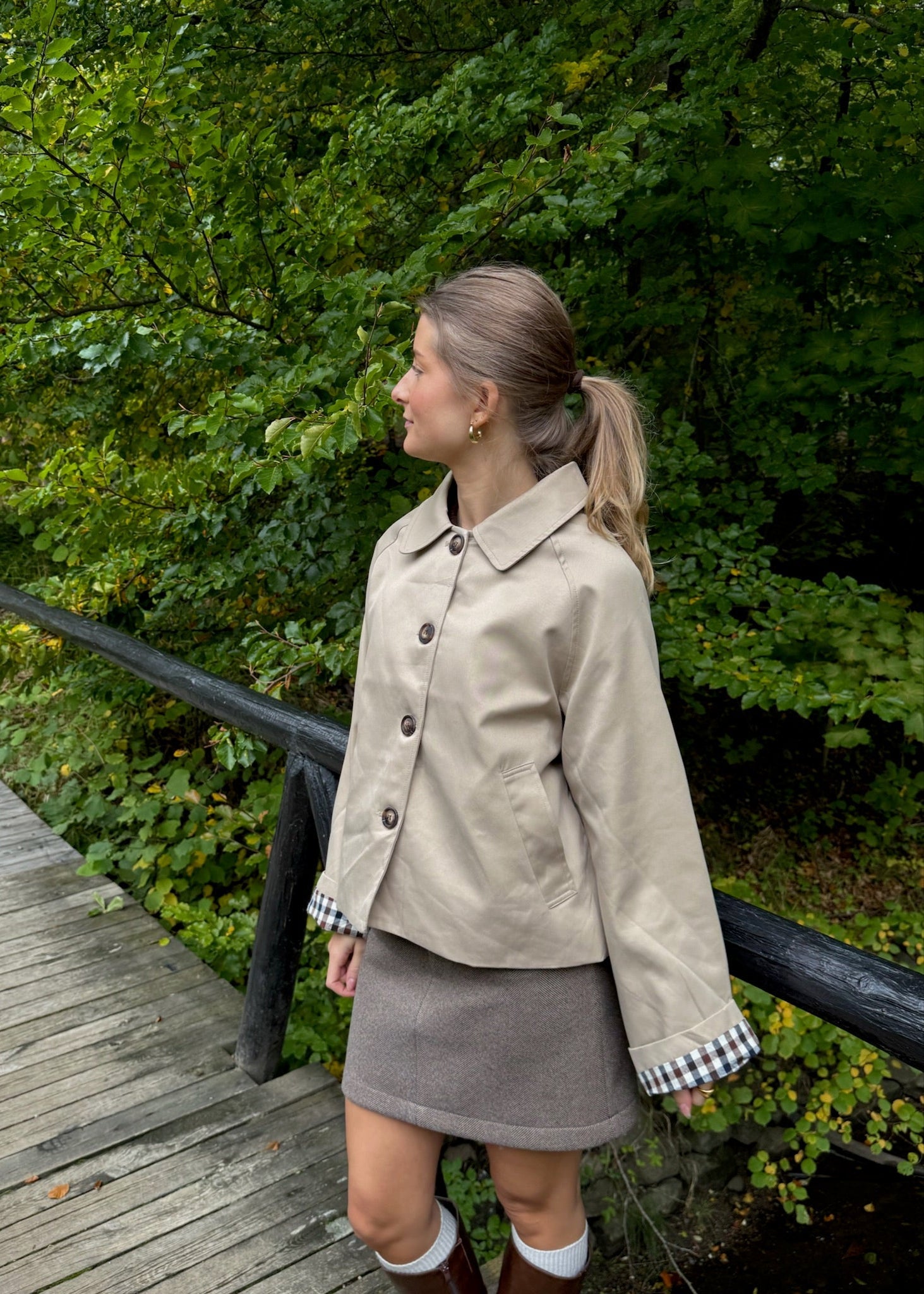 Elora Short Trench - Beige - ByStenholt.dk