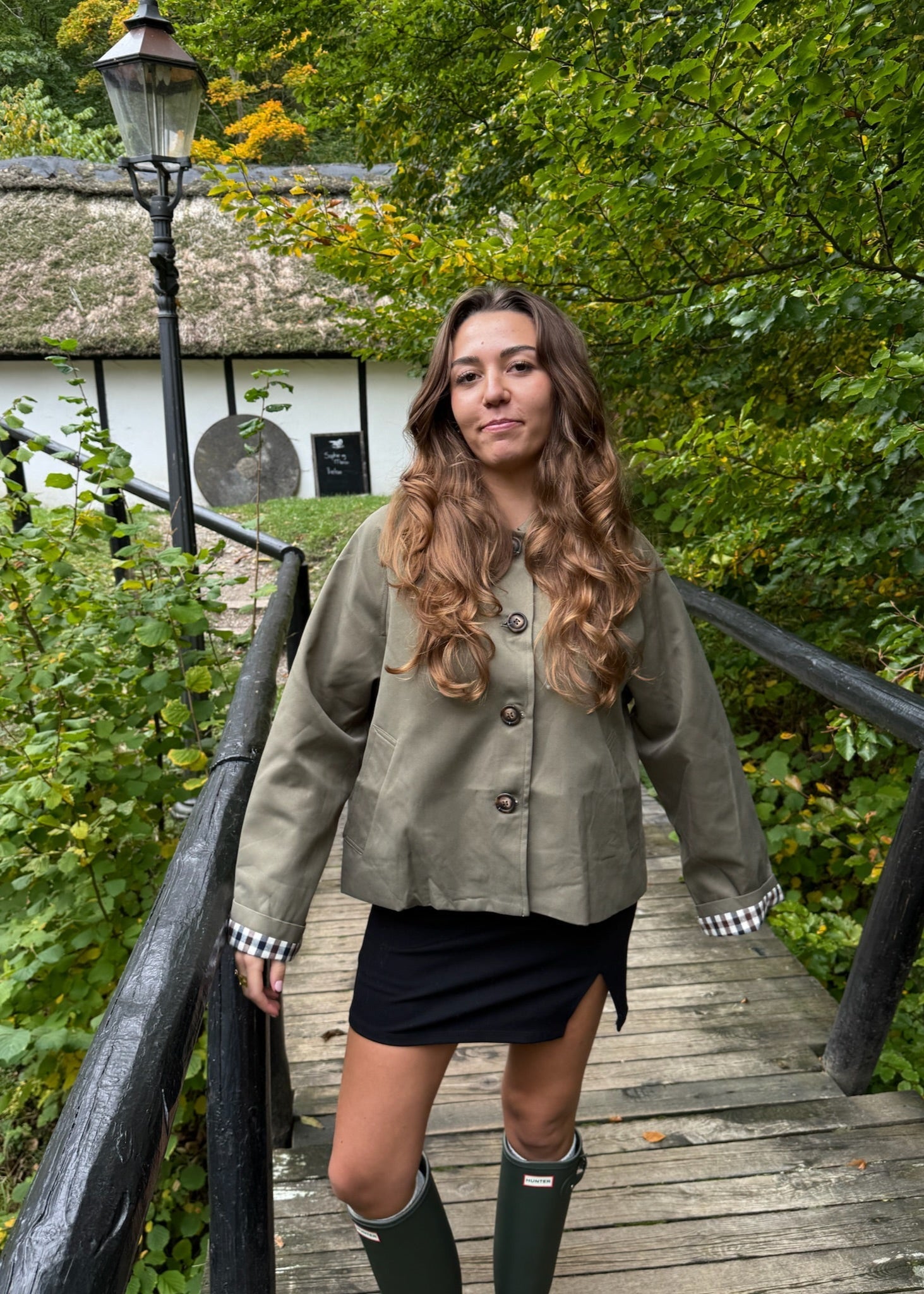 Elora Short Trench - Khaki - ByStenholt.dk
