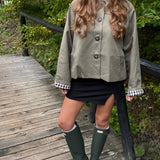 Elora Short Trench - Khaki - ByStenholt.dk