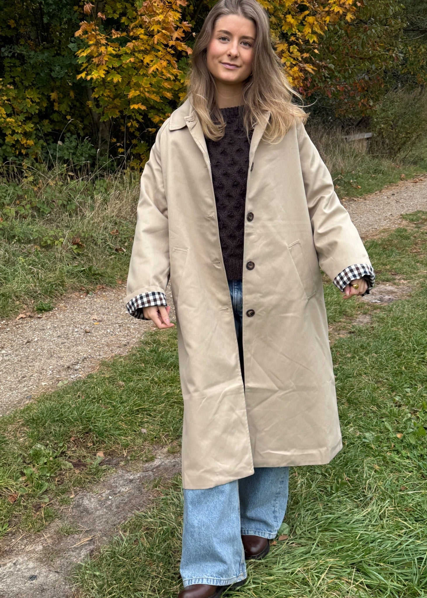 Elora Trench Coat - Beige - ByStenholt.dk