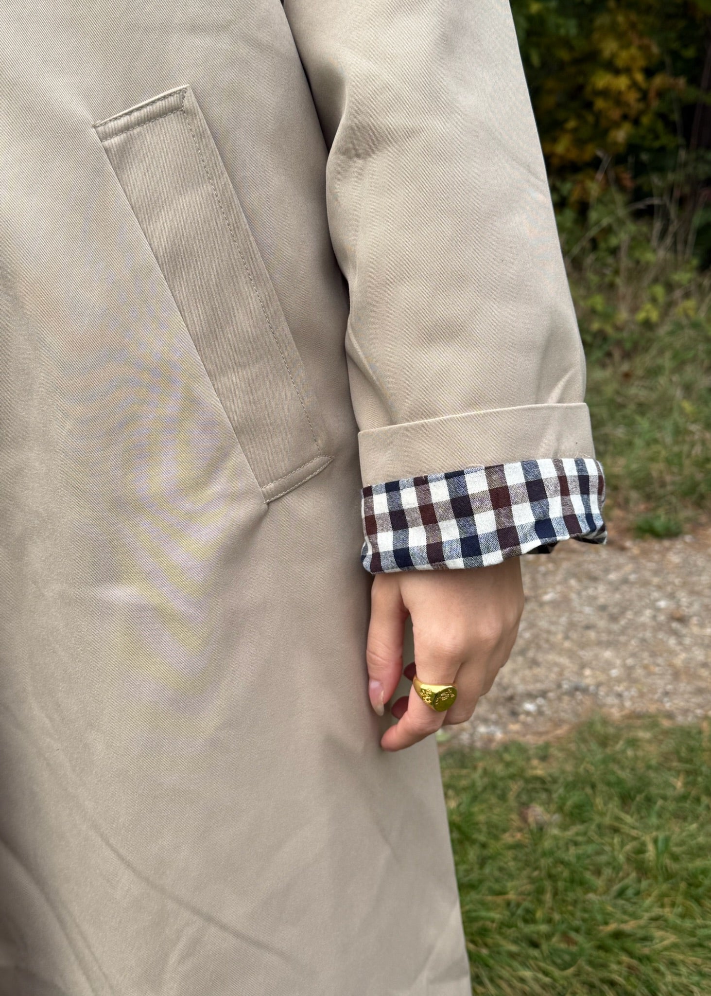 Elora Trench Coat - Beige - ByStenholt.dk