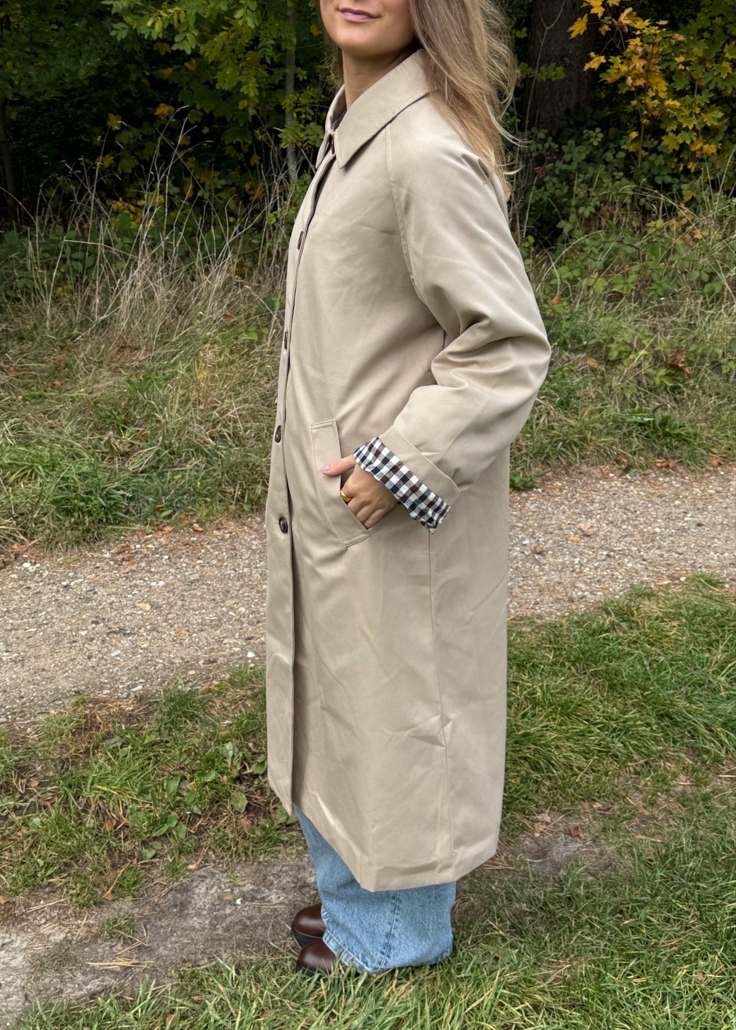 Elora Trench Coat - Beige - ByStenholt.dk