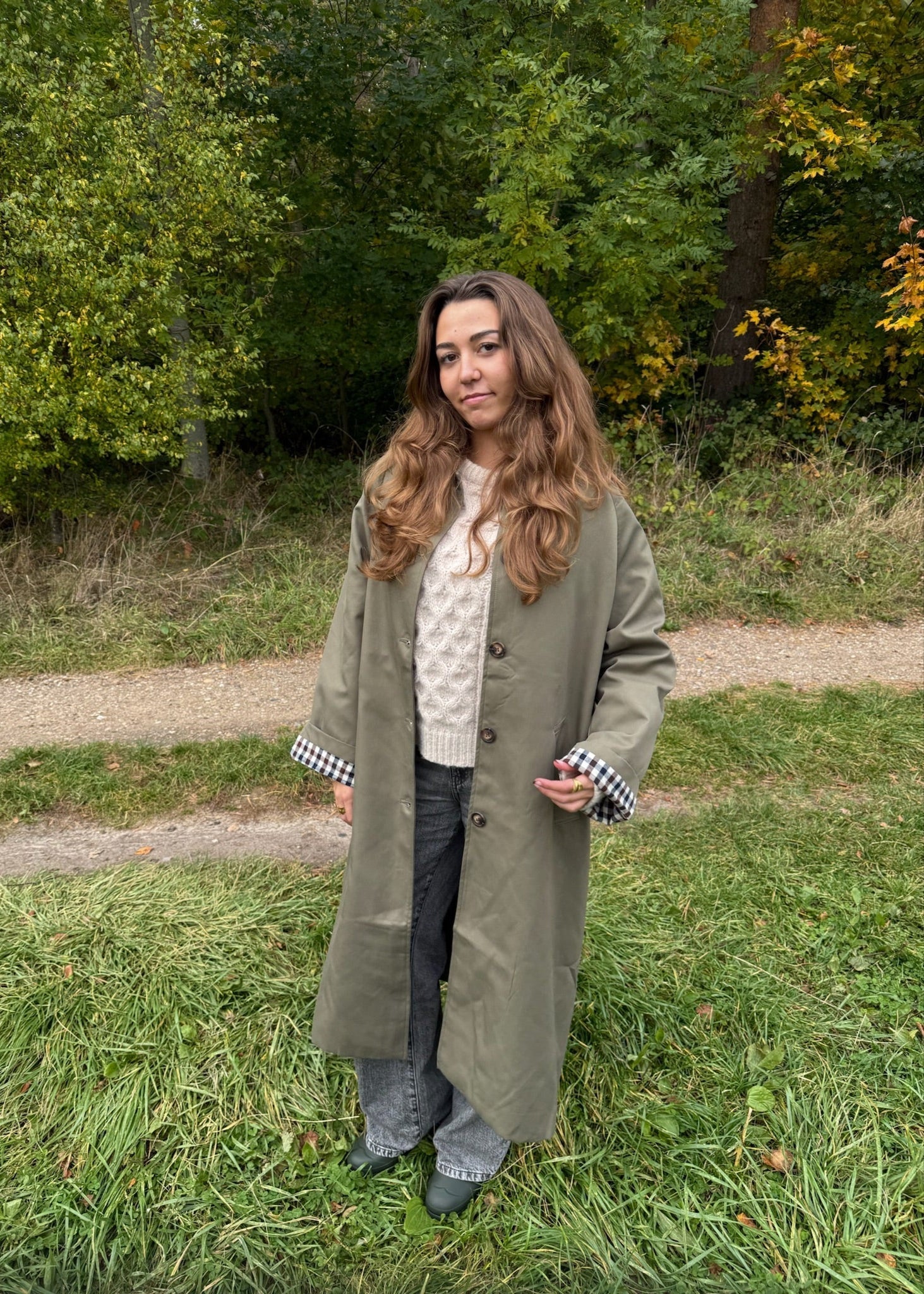 Elora Trench Coat - Khaki - ByStenholt.dk