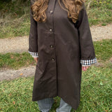 Elora Trench Coat - Mørkebrun - ByStenholt.dk