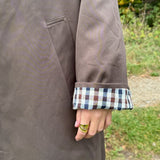 Elora Trench Coat - Mørkebrun - ByStenholt.dk