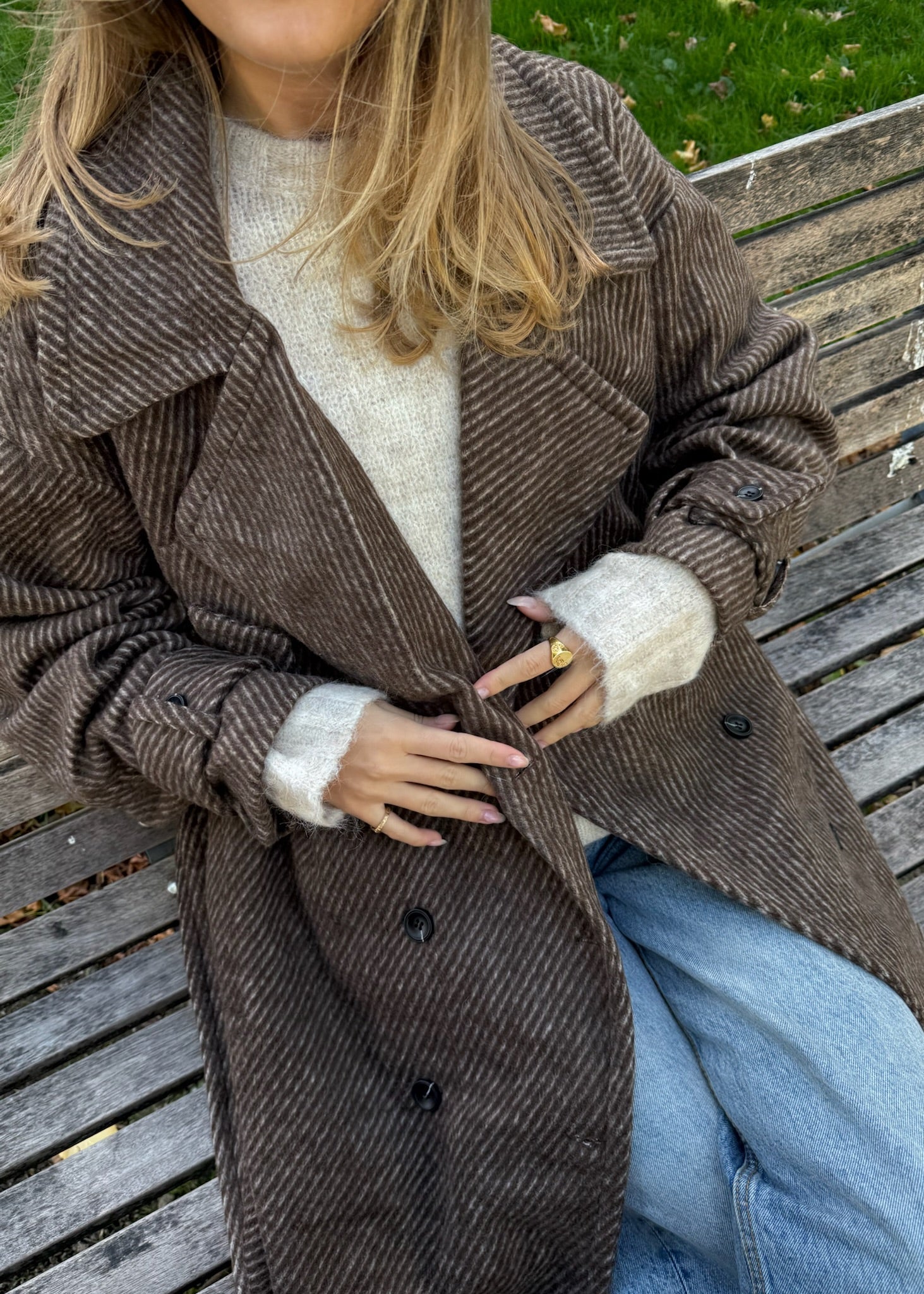 Frida Lang Coat - Brun - ByStenholt.dk
