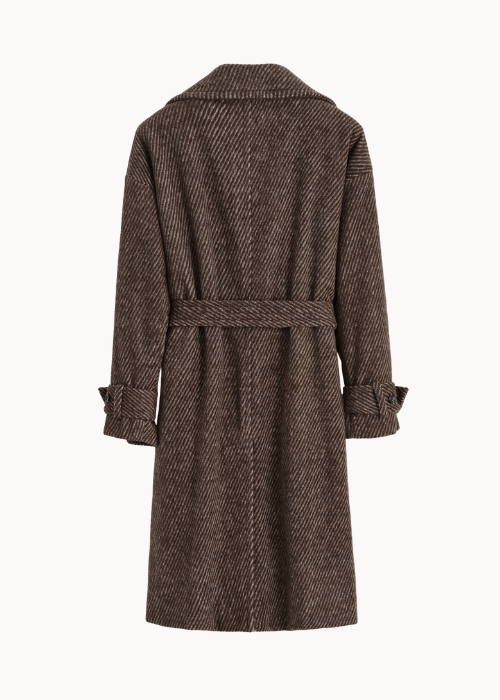 Frida Lang Coat - Brun - ByStenholt.dk