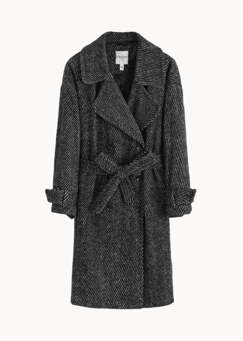 Frida Lang Coat - Sort - ByStenholt.dk
