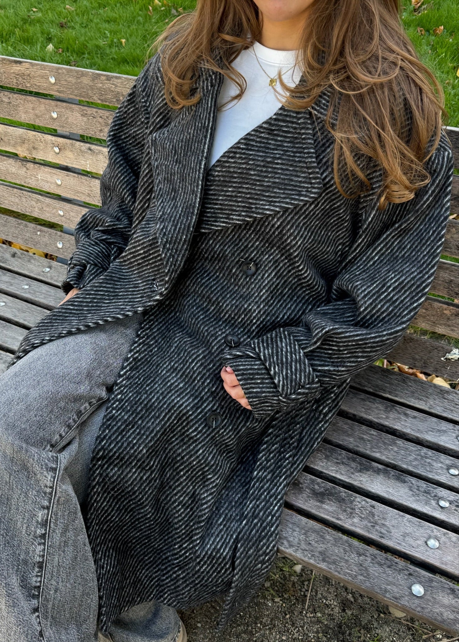 Frida Lang Coat - Sort - ByStenholt.dk