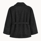 Linea Belted Coat - Sort