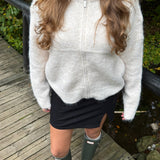 Liva Zip Cardigan - Beige - ByStenholt.dk
