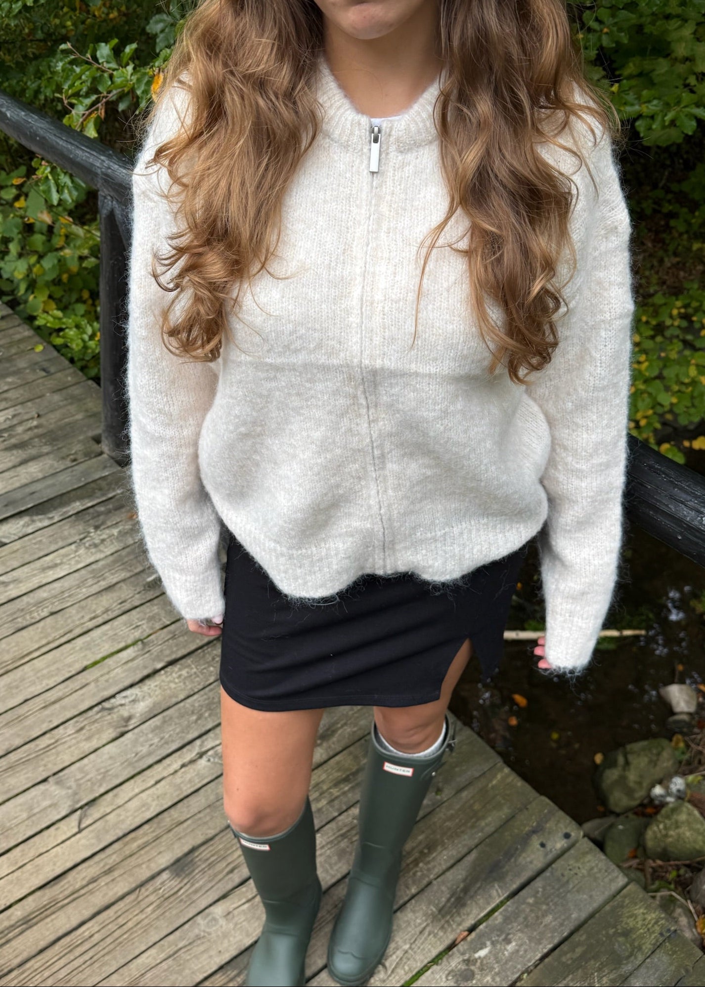 Liva Zip Cardigan - Beige - ByStenholt.dk