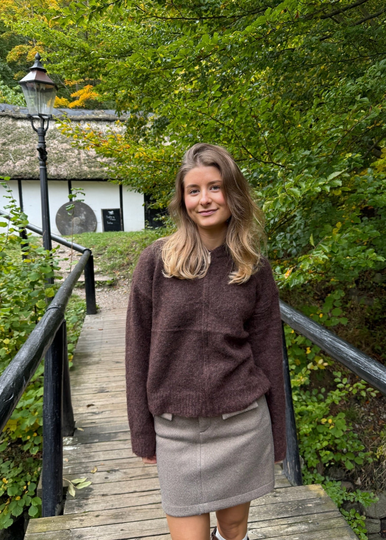 Liva Zip Cardigan - Brun - ByStenholt.dk