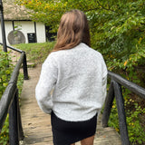 Liva Zip Cardigan - Grå - ByStenholt.dk