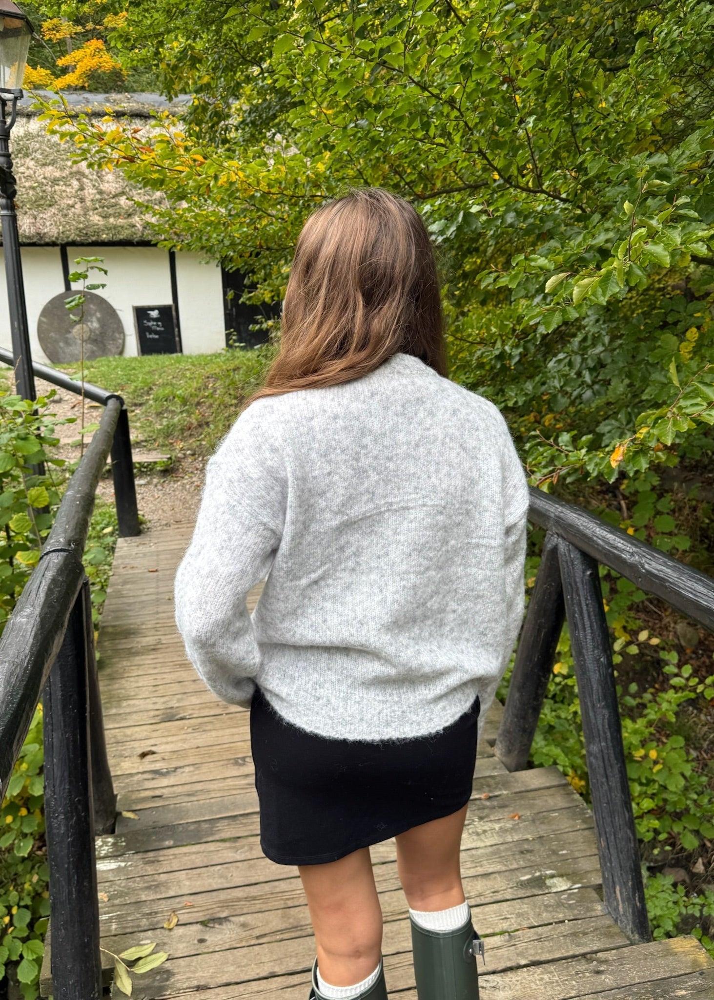 Liva Zip Cardigan - Grå - ByStenholt.dk