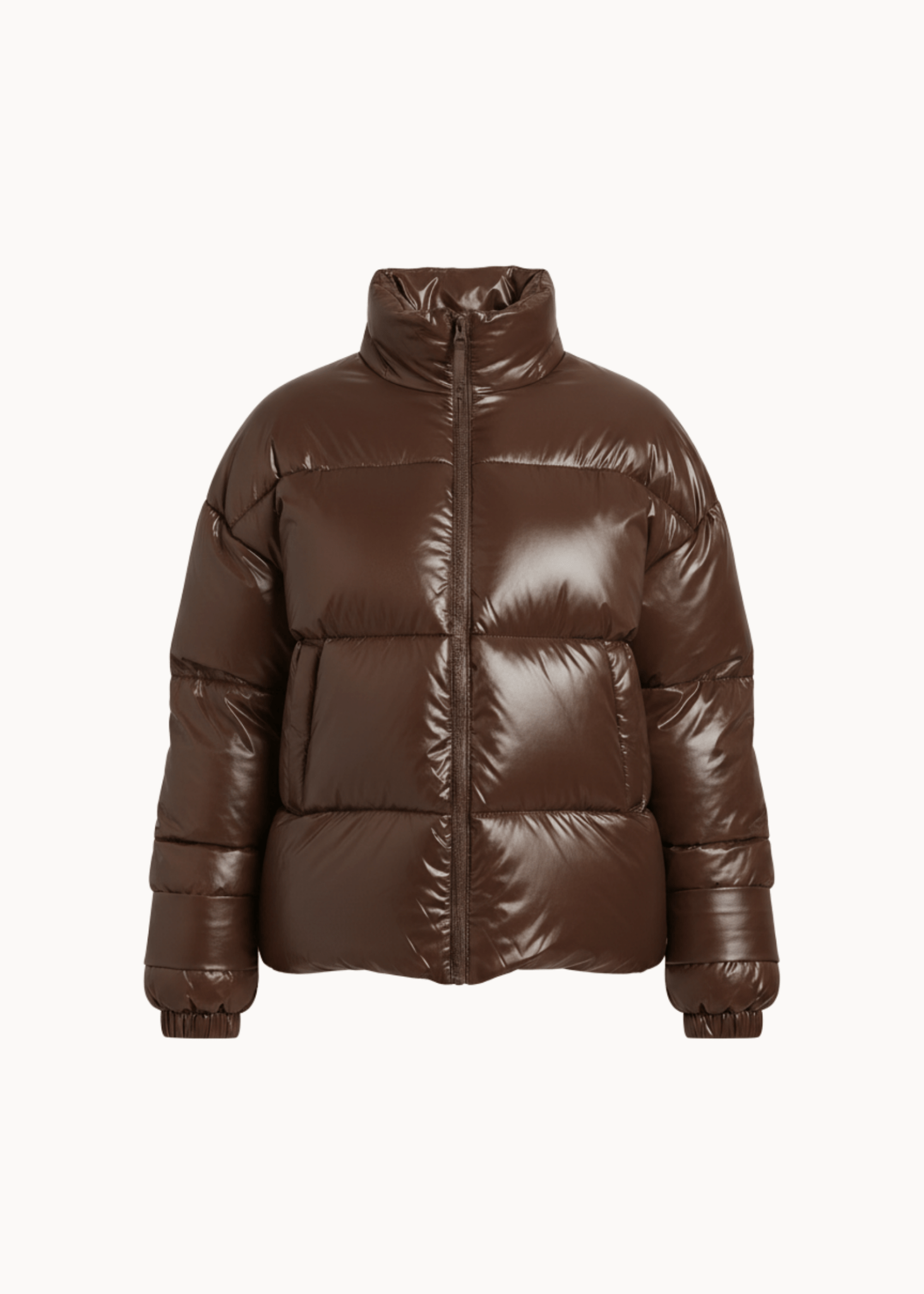 Nola Puffer Jakke - Mørkebrun - ByStenholt.dk