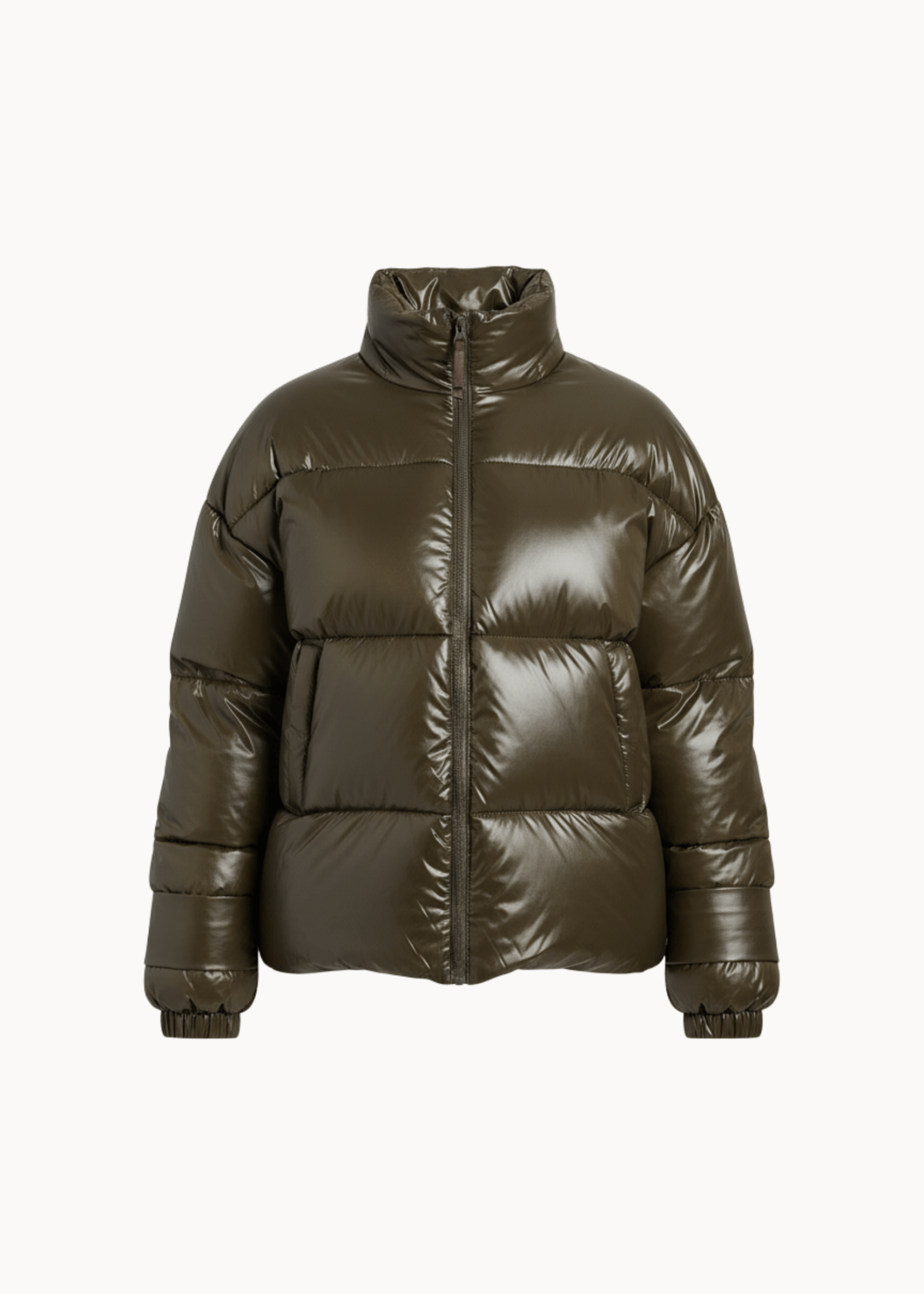 Nola Puffer Jakke - Mørkegrøn - ByStenholt.dk