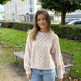 Rory Chunky Strik - Beige - ByStenholt.dk