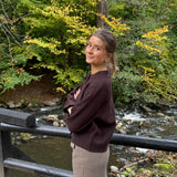 Selma Cardigan - Mørkebrun - ByStenholt.dk