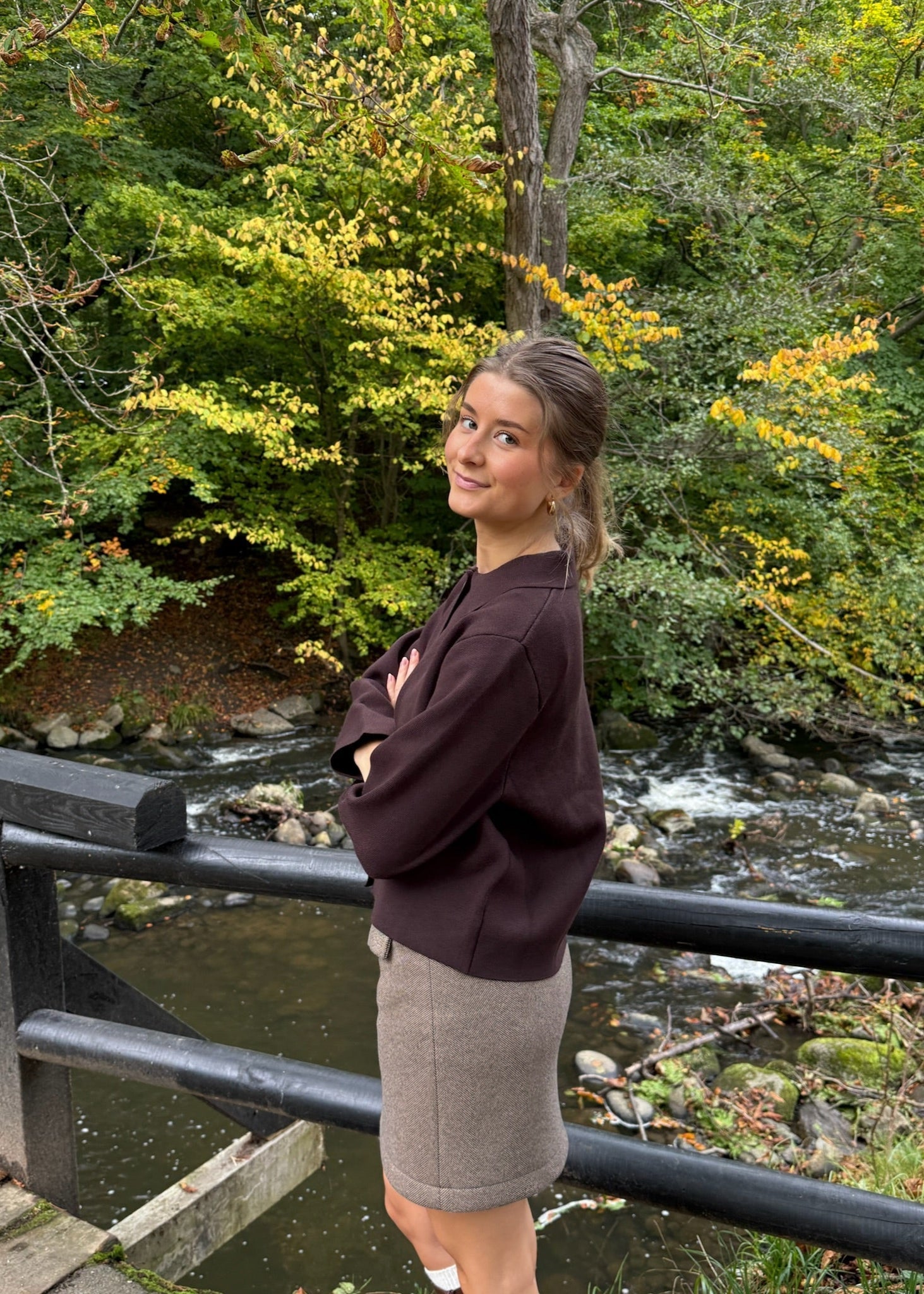 Selma Cardigan - Mørkebrun - ByStenholt.dk