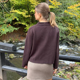 Selma Cardigan - Mørkebrun - ByStenholt.dk