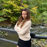 Sofia Cardigan – Beige - ByStenholt.dk