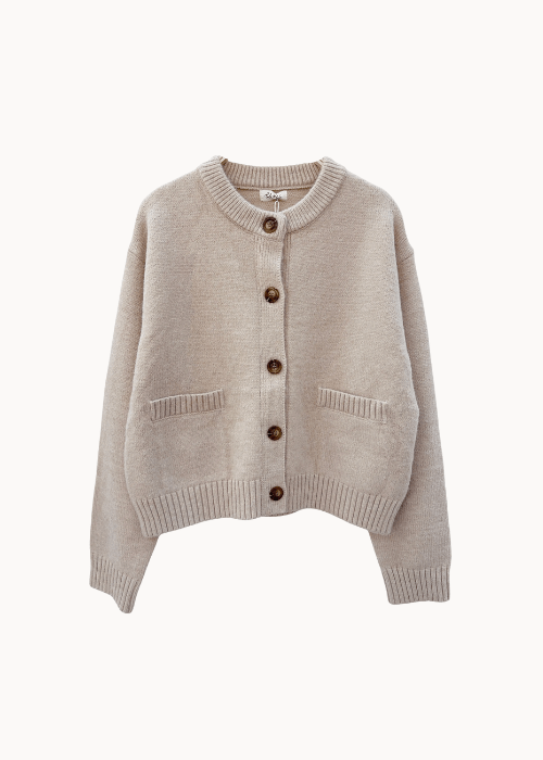 Sofia Cardigan – Beige - ByStenholt.dk