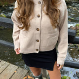 Sofia Cardigan – Beige - ByStenholt.dk
