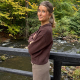 Sofia Cardigan – Brun - ByStenholt.dk