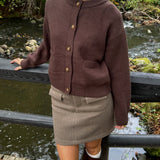 Sofia Cardigan – Brun - ByStenholt.dk