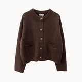 Sofia Cardigan – Brun - ByStenholt.dk