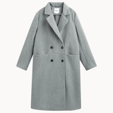 Victoria Lang Coat - Grå