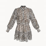 Leopardklänning