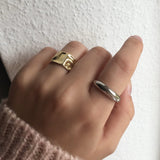Lucca Ring - Silverpläterad