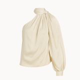 Satängklänning - Brun