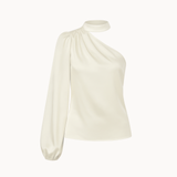 Satängklänning - Brun