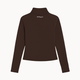 Active Zip Jacket - Mörkbrun
