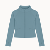 Active Zip Jacket - Mörkbrun