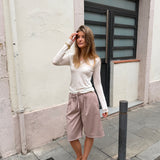 Vide Bermuda Shorts - Sart Lyserød